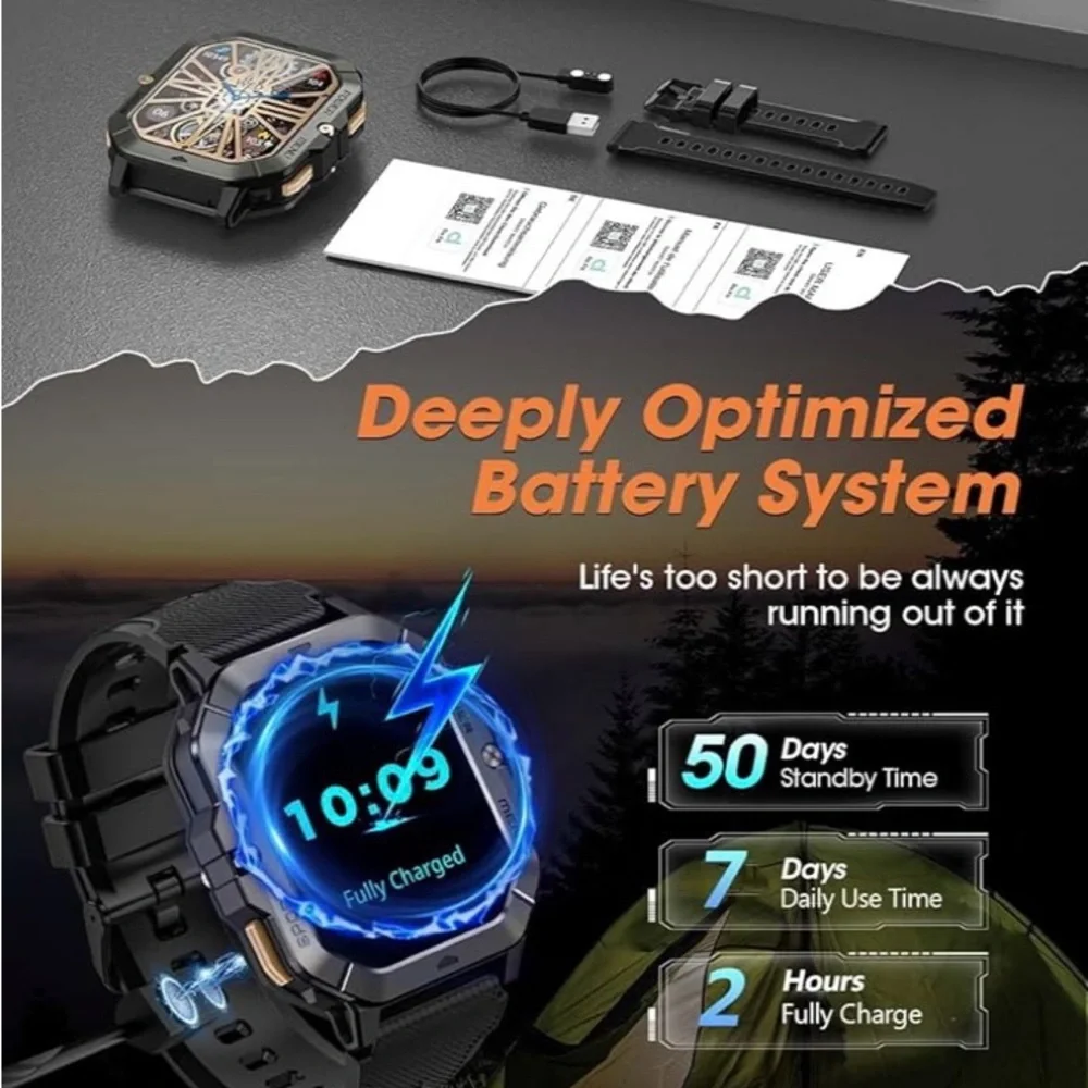 Military Smart Watch for Men
